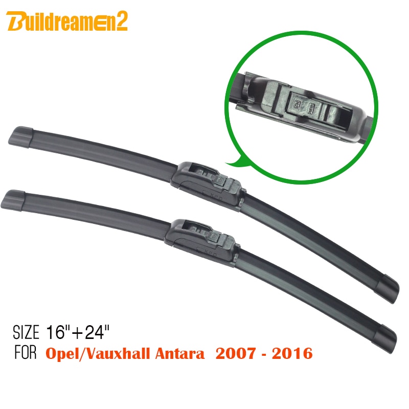 Vauxhall Opel Antara 2007-2016  Buildreamen2 Frameless ڵ    ̵ Bracketless Windscreen Wiper 2 Pieces